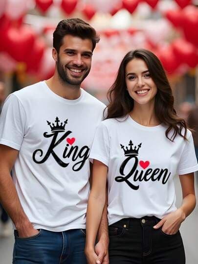 Custom Couple T-Shirt 1